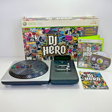 DJ HERO XBOX 360 Console Giradischi Mixer e Gioco COMPLETO DI SCATOLA E MANUALI