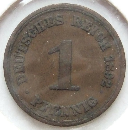 Moneta impero tedesco - tedesco, 1