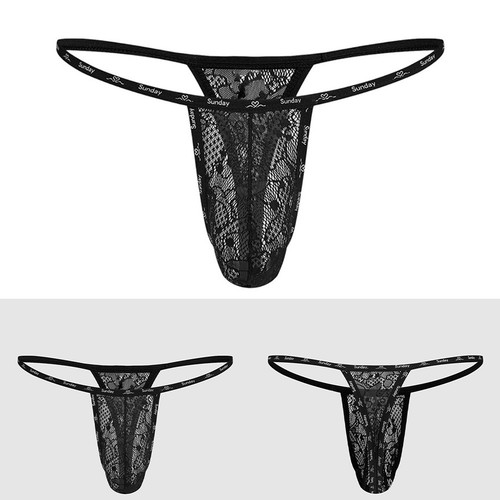 Perizoma uomo pizzo jacquard