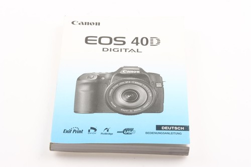 Canon eos 40d manuale - eos,