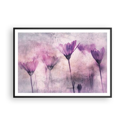 Poster 100x70cm fiori rosa - 100x70cm,