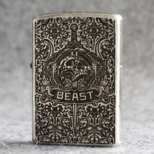 Accendino zippo 121fb argento - accendino,
