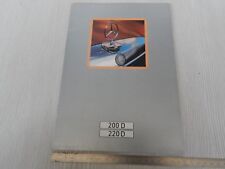 BROCHURE ORIGINALE MERCEDES
