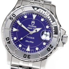 Orologio Uomo Automatico TUDOR Prince Date Tiger 89190 cal.2824-2 Quadrante Blu_861990
