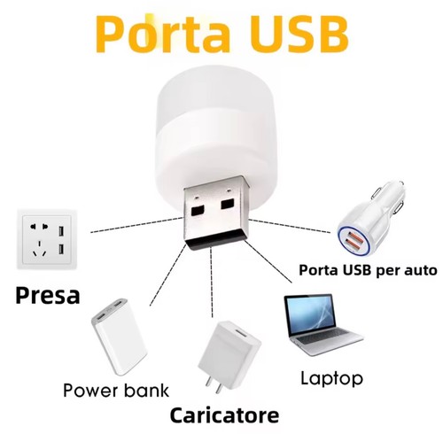 Mini luce notturna - mini, usb