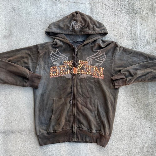 Felpa con cappuccio zip - , uomo