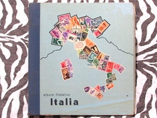 ITALIA Album vintage 1955-1974  usati , quasi completo , 620 valori , AFFARE!