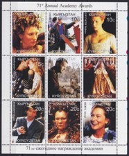 F-EX48039 KIRGHIZISTAN MNH 1999 PREMIO OSCAR FILM CINEMA CATE BLANCHET TOM HANK.