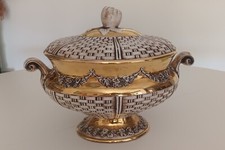 Zuppiera Capodimonte Oro