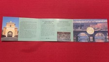 MONETA ARGENTO 2100 EDIFICAZIONE PONTE MILVIO L.500  1991  FDC