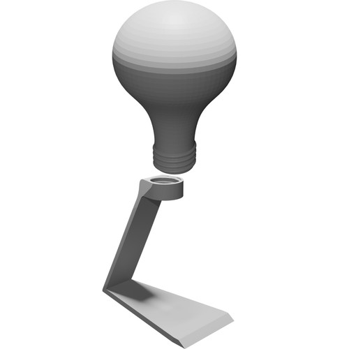Vaso lampada led forma di - vaso,