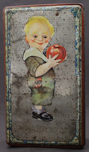 Antica scatola latta - scatola,