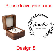 Scatola per Anelli in Legno