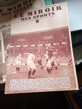 1938- FRANCIA vs BELGIO-Coppa del Mondo Jules Rimet  rivista"Miroir des sports "