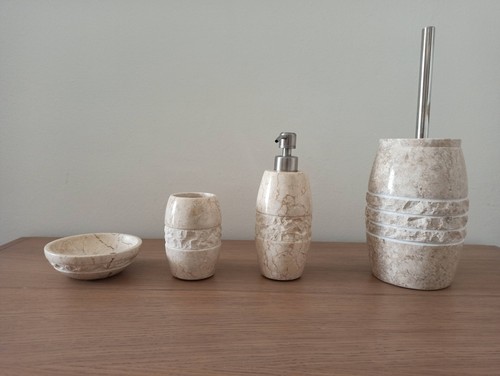 Set accessori bagno - , marmo