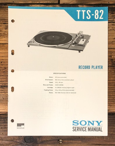 Sony tts - sony, tts-82