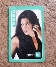 Calendario tascabile Megan Gale 2000 Omnitel tessera scheda telefonica vodafone