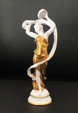 SERIE GINORI CAPODIMONTE CLOE DANZATRICE LIBERTY IN PORCELLANA DIPINTA A MANO