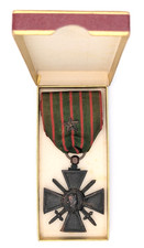 Croix de Guerre 1914-1915 con Stella di Bronzo - Francia WWI - Originale