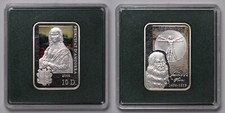 Andorra 2008 10D Leonardo Da Vinci Gioconda Uomo Vitruviano Silver Coin