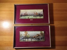 set di 2 quadretti del pittore