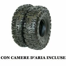 2 GOMME QUAD 4.10-6  PNEUMATICI RUOTA MINI QUAD 4 10 6 GOMMA CON CAMERE D ARIA