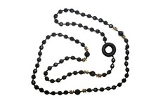 Collana sfaccettata notte - sfaccettata, nera