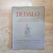 DEDALO UGO OJETTI 1921 bestetti ALTARE D'ORO SANT'AMBROGIO vincenzo gemito