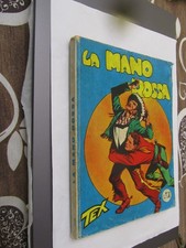 TEX N. 1 ORIGINALE PREZZO DI COPERTINA LIRE 250 - AUT. 2926 -  LA MANO ROSSA -