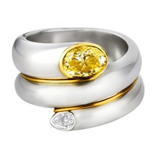 Anello a spirale 18K Due