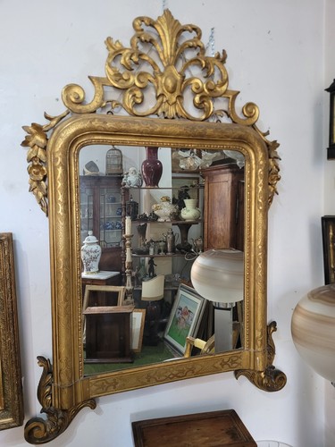 Specchiera legno dorato - specchiera,