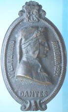 RAVENNA MEDAGLIA UNIFACE 1921 600 ANNI MORTE DANTE ALIGHIERI BRONZO SPL 