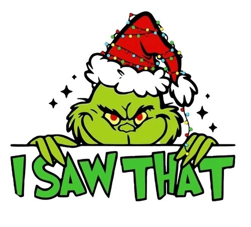 Adesivo grinch natalizio - adesivo,