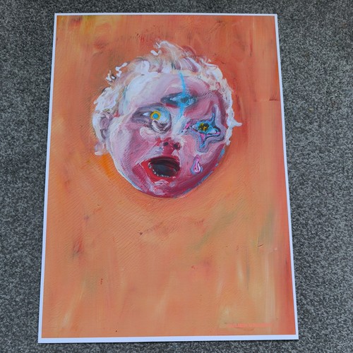 Swanspainting art poster a3 - ,