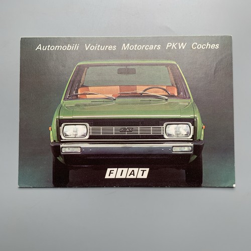 Fiat range brochure 1970s - brochure,