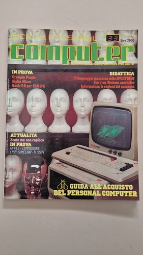 Micro personal computer - micro,