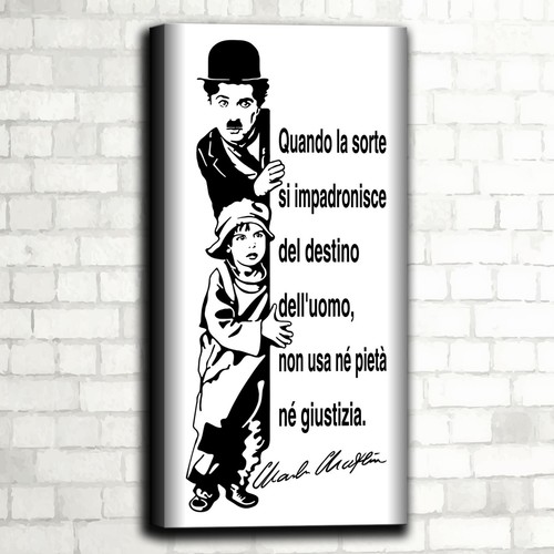 Quadro moderno charlie chaplin - moderno,