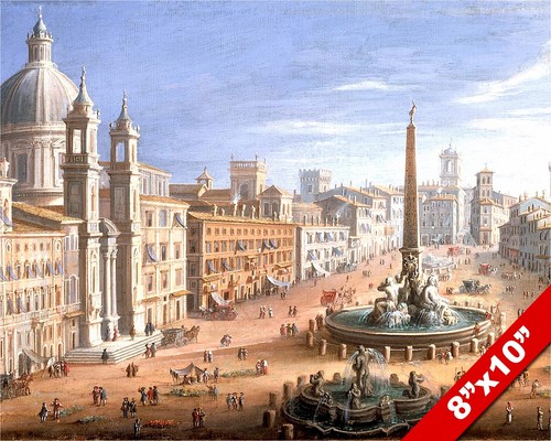 Veduta piazza navona quadro - navona,
