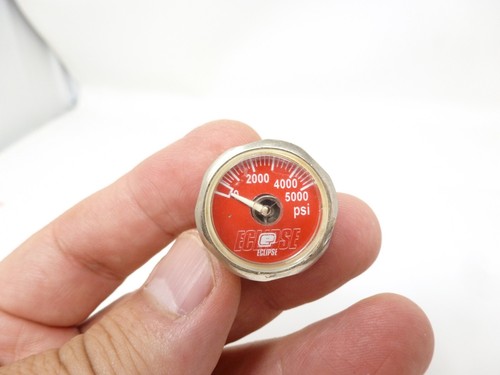 Eclipse red 5000 psi manometro - psi,