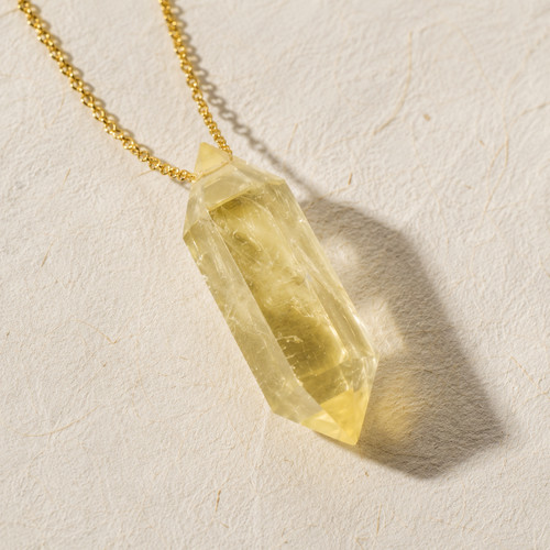 Collana punta cristallo