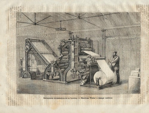 Stampa antica macchina - stampa,