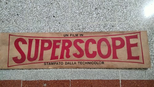 Targa cinema superscope - targa, di