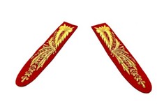 Alamari con fiorame per