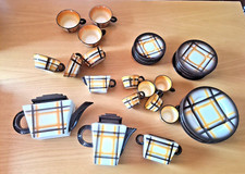 Servizio Te Caffe Ceramica Futurista Galvani SIMONETTO Design Italiano Art Deco