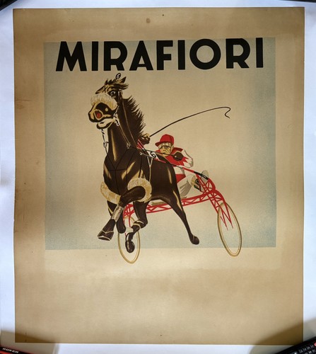 Manifesto ippodromo mirafiori - ippodromo,