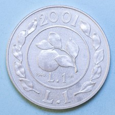 Repubblica italiana lira 2001 - italiana,