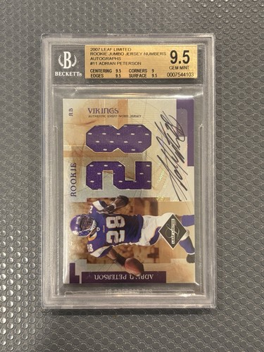 Adrian peterson 2007 - peterson, leaf