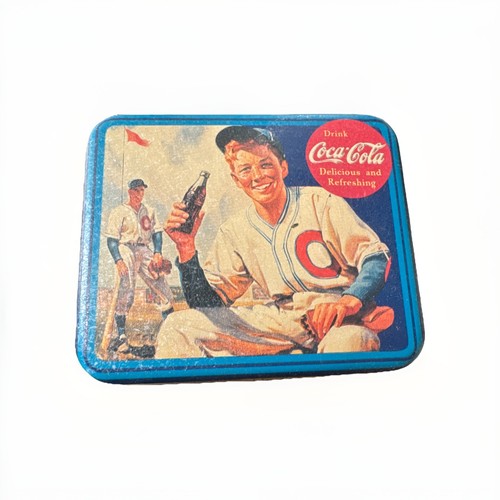 Coca cola baseball tin 1995 - baseball,