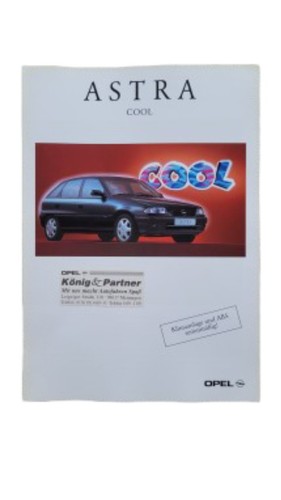 Opel astra cool depliant - cool,