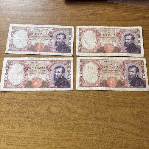 Lotto banconote lire - 4,